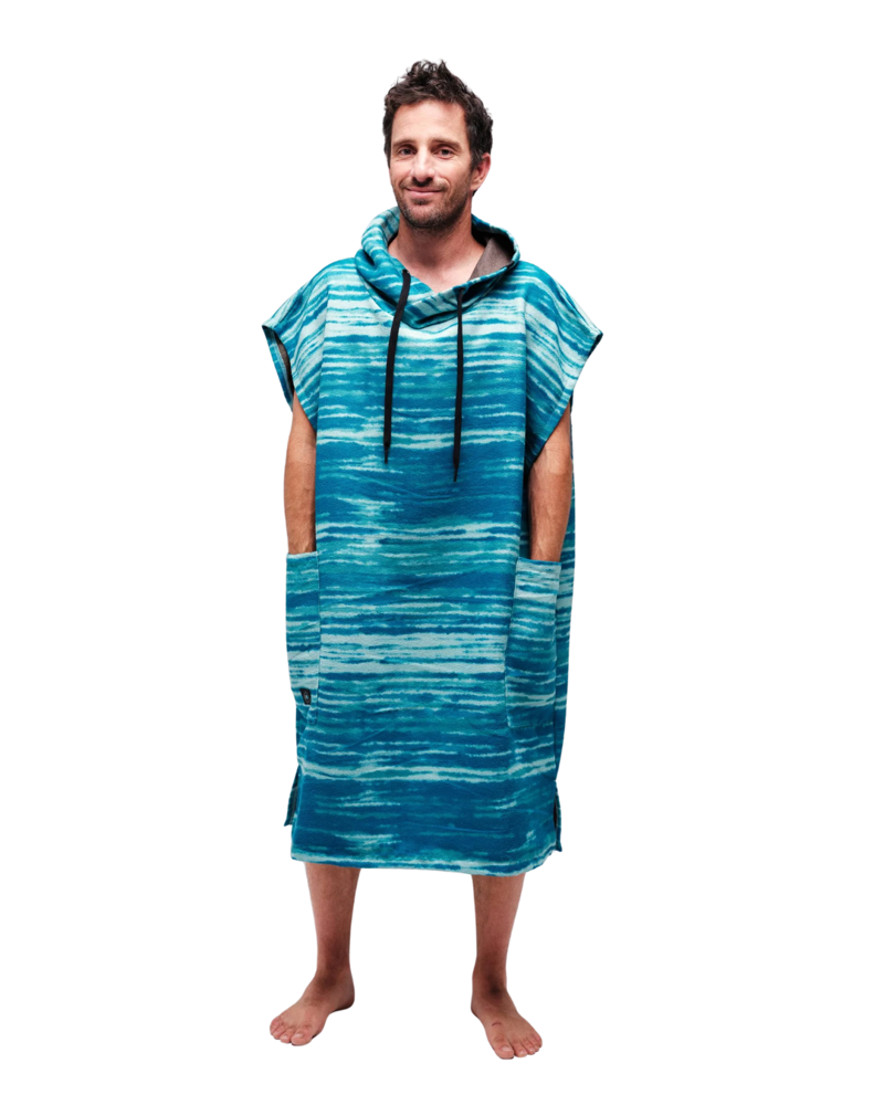 All In Quick Dry Poncho in Zebrou Sky