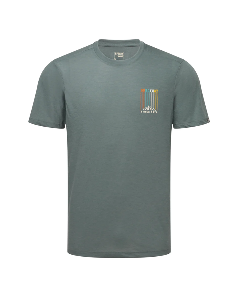 Sprayway Mens Vintage Tee in Balsam Green