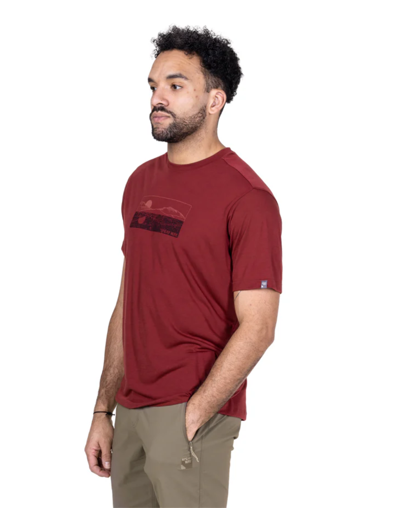 Sprayway Mens Mirror Tee in Sumac
