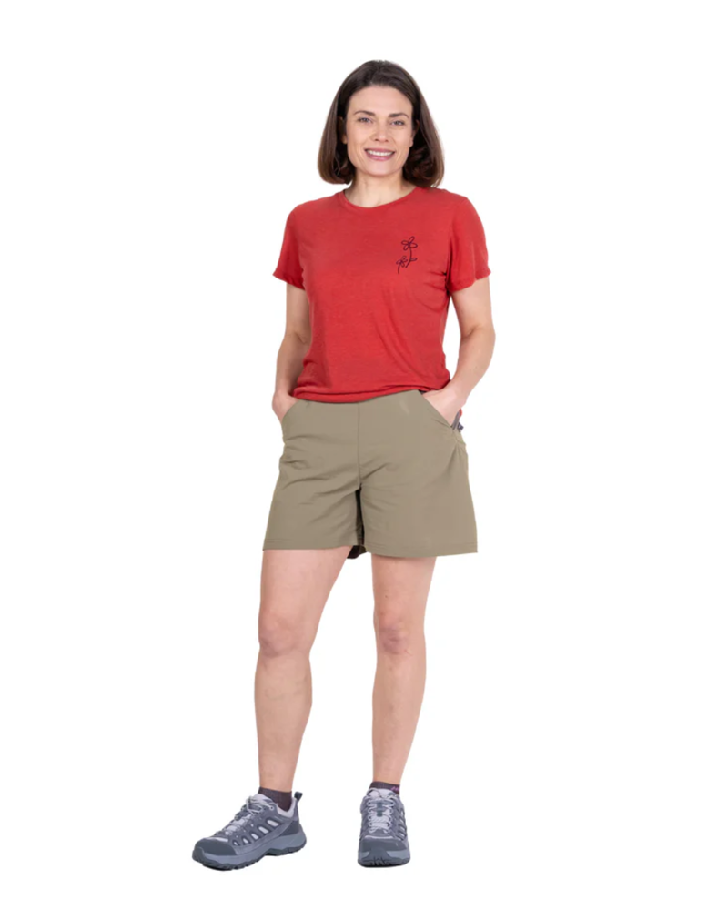 Sprayway Womens Escape Trail Short in Brownstone