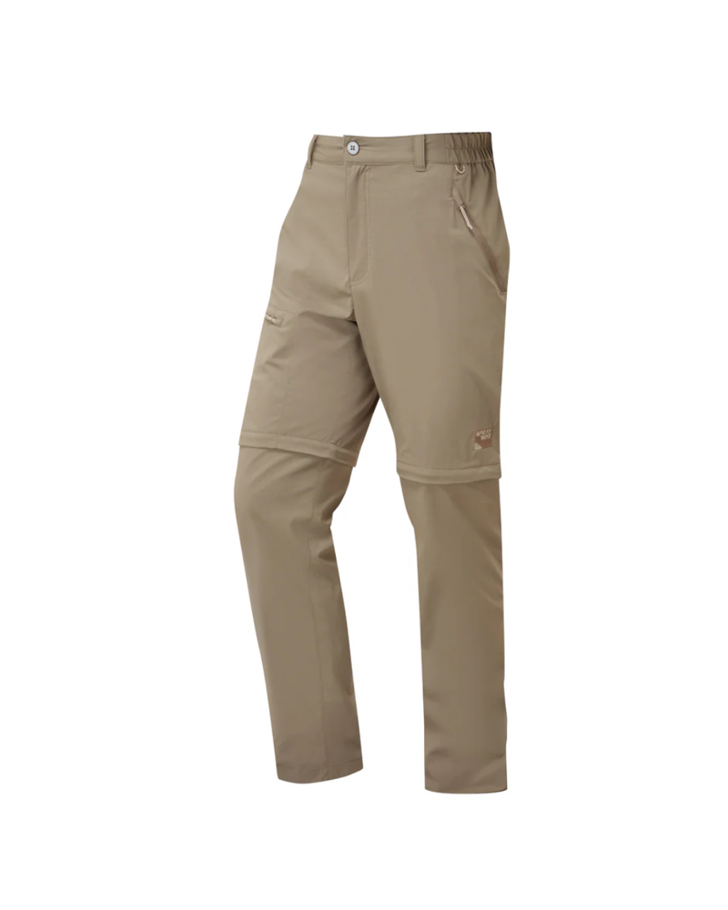 Sprayway Mens Compass Convert Pant Short Length in Brownstone