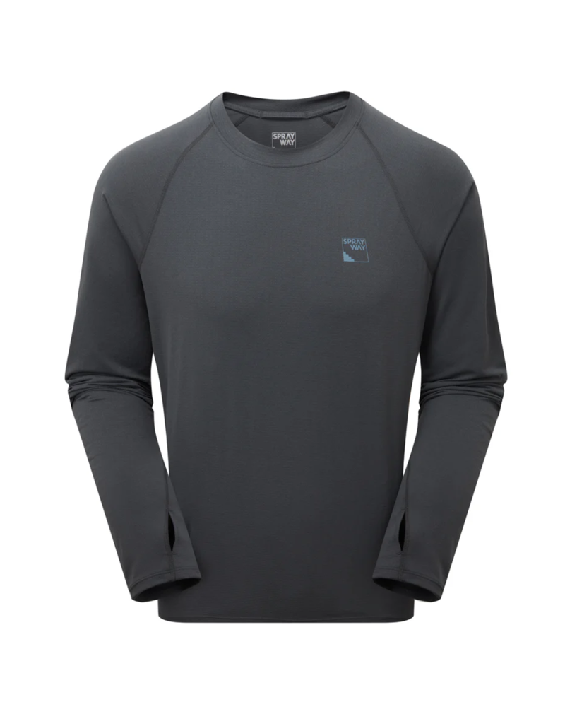 Sprayway Mens High Trail Crew in Dark Graphite