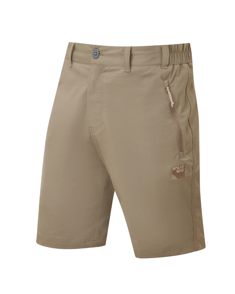 Sprayway Mens Compass Short in Brownstone