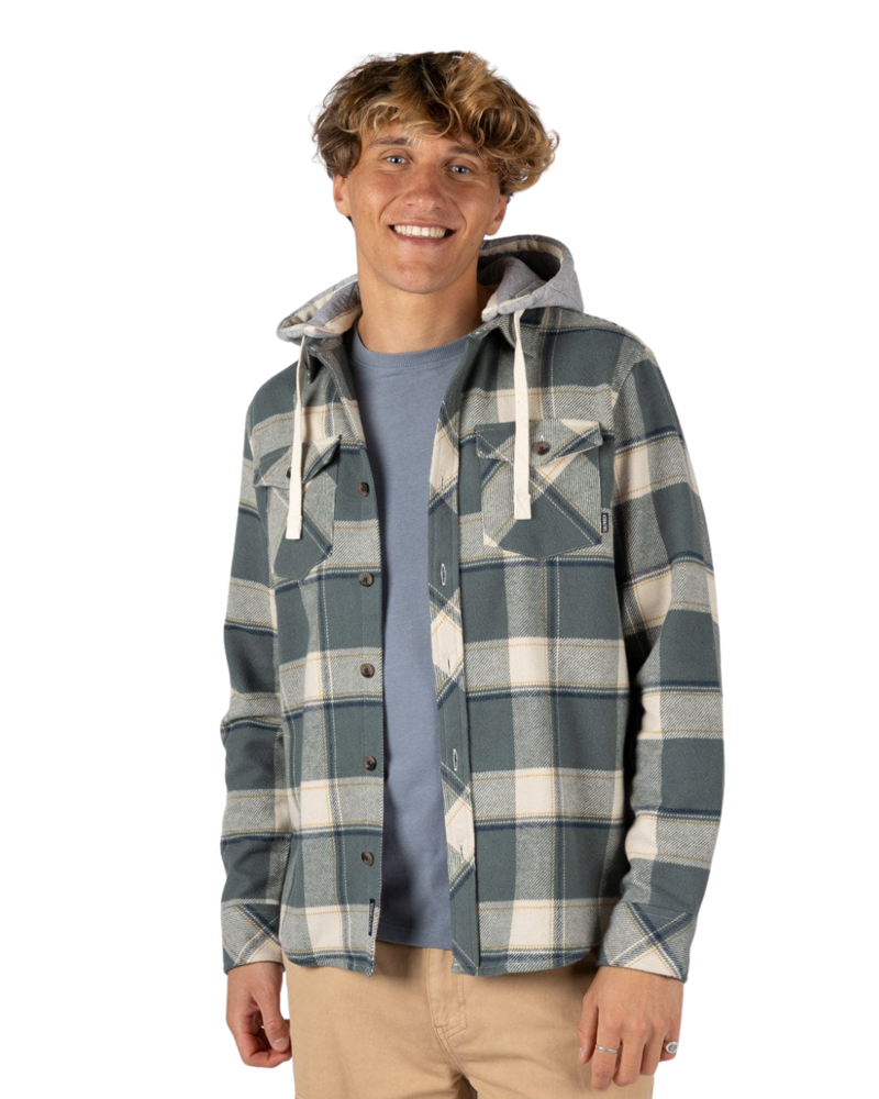 Saltrock Mens Strait Shirt in Dark Teal