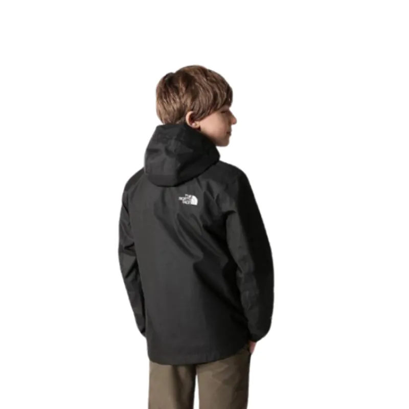 The North Face Kids Warm Antora Rain Jacket in TNF Black-1
