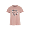 Fjallraven Womens Fjallblomster Logo T-shirt in Chalk Rose