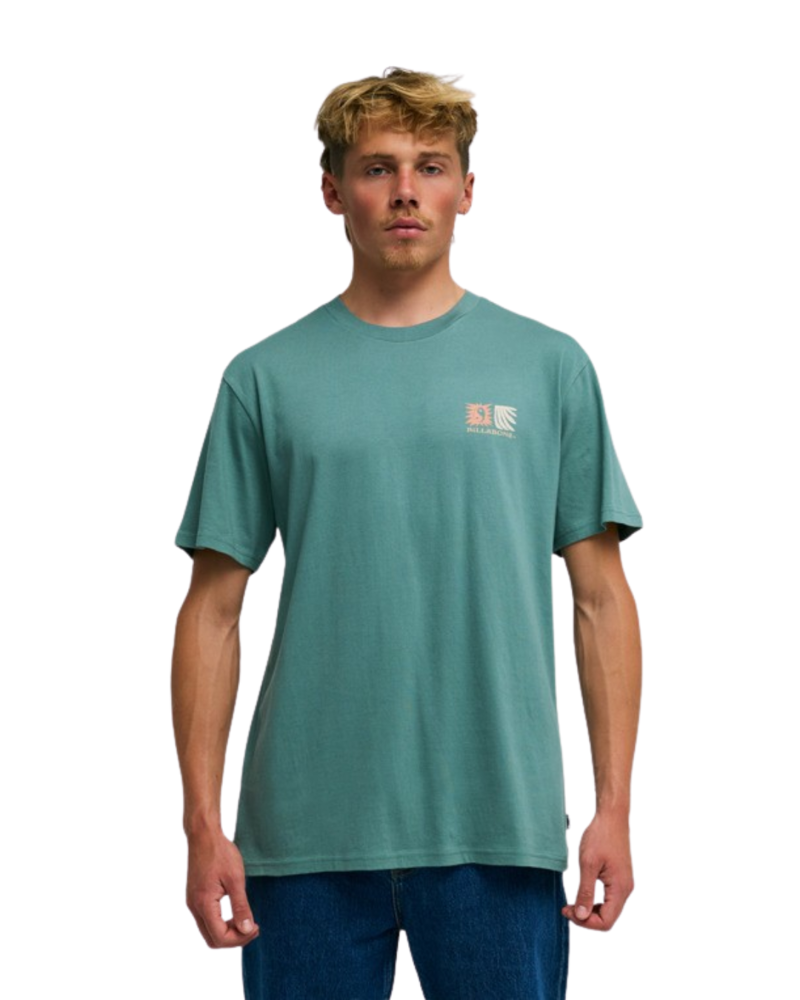 Billabong Mens Surge S/S Tee in Sea Green