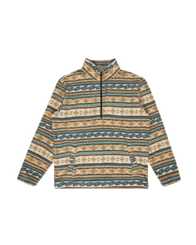 Billabong Mens Boundary Mock Neck in Desert Print