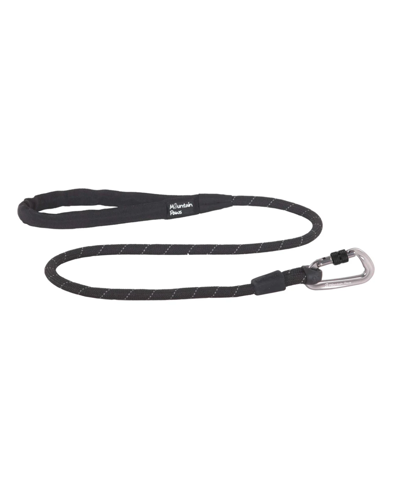 Mountain Paws Rope Dog Lead in Black
