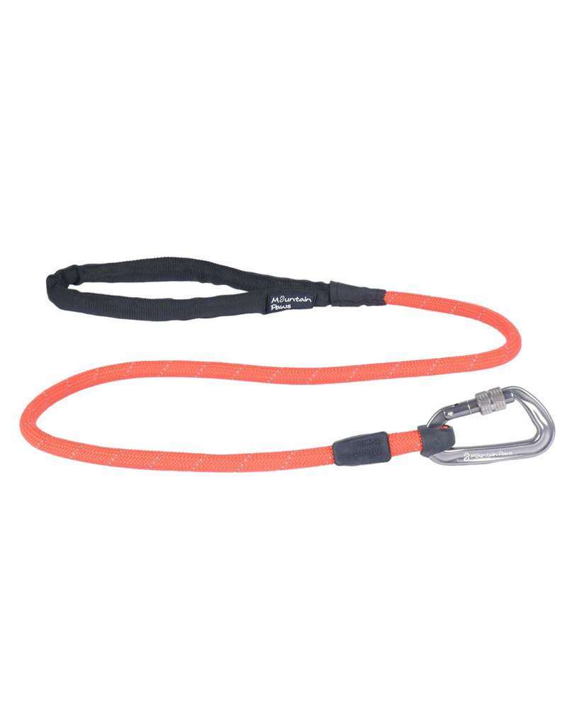 Mountain Paws Rope Dog Lead in Orange