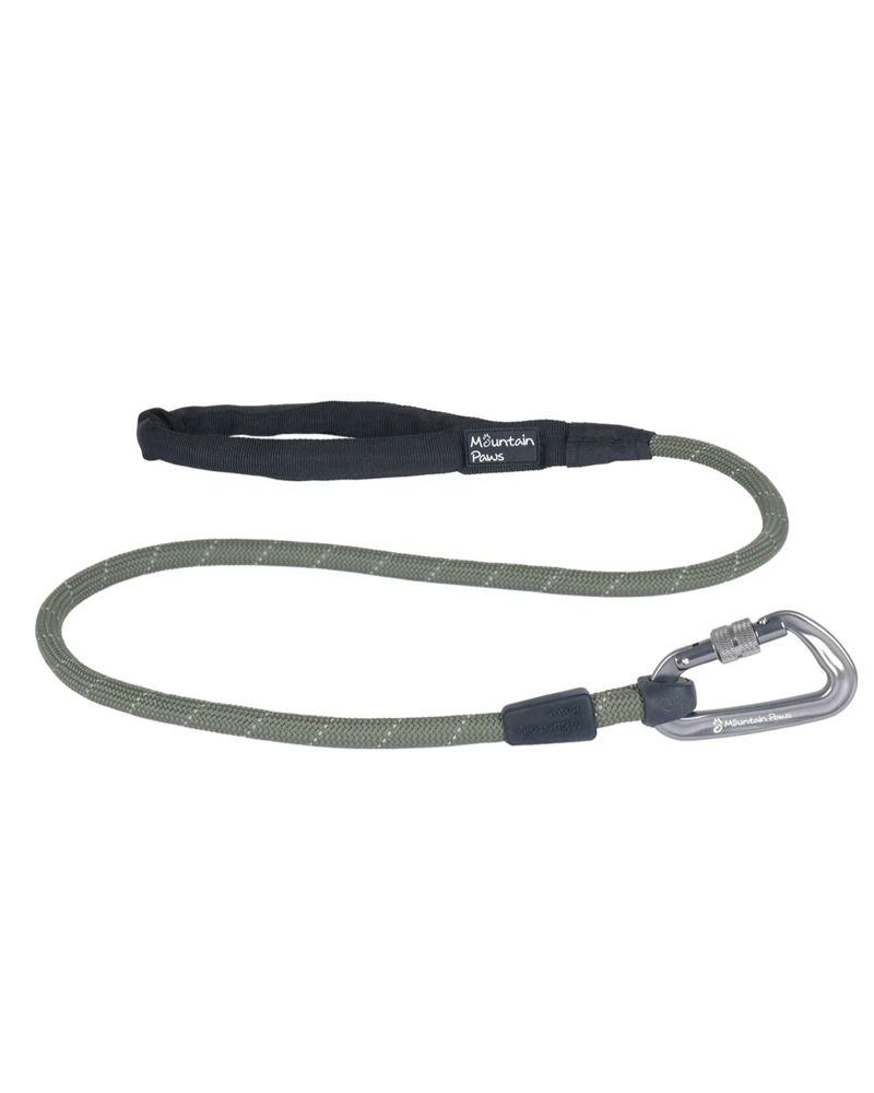 Mountain Paws Rope Dog Lead in Olive