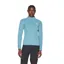 The North Face Womens 100 Glacier 1/4 Zip in Algae Blue