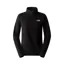 The North Face Womens 100 Glacier 1/4 Zip in TNF Black