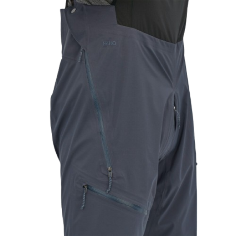 Patagonia Mens Dual Aspect Bibs in Smolder Blue-3