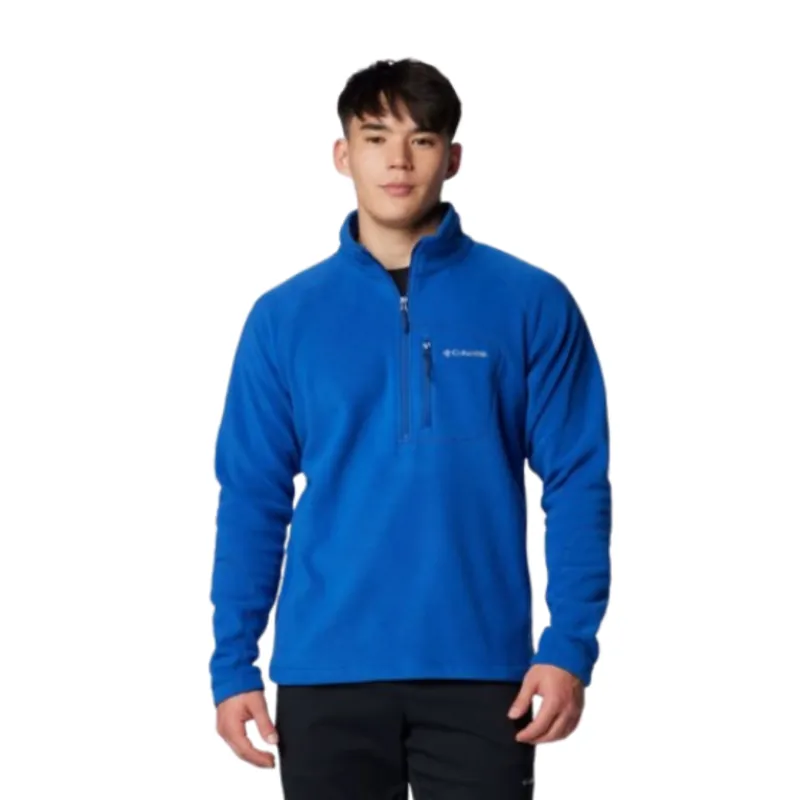 Columbia Mens Fast Trek III Half Zip Fleece in Mountain Blue