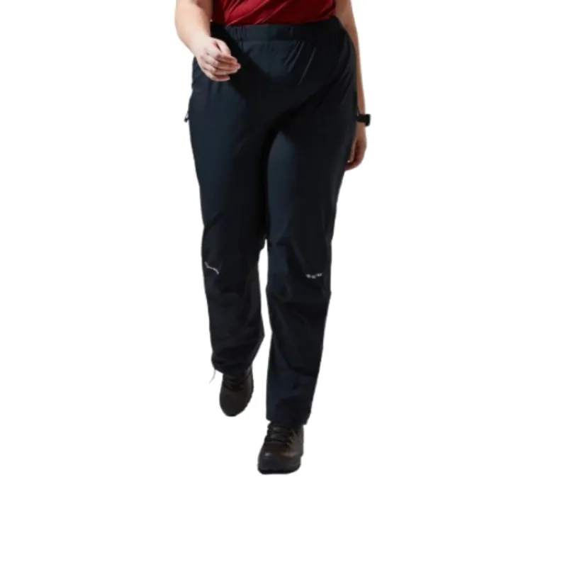 Berghaus Womens Paclite Overtrousers Regular Fit in Black