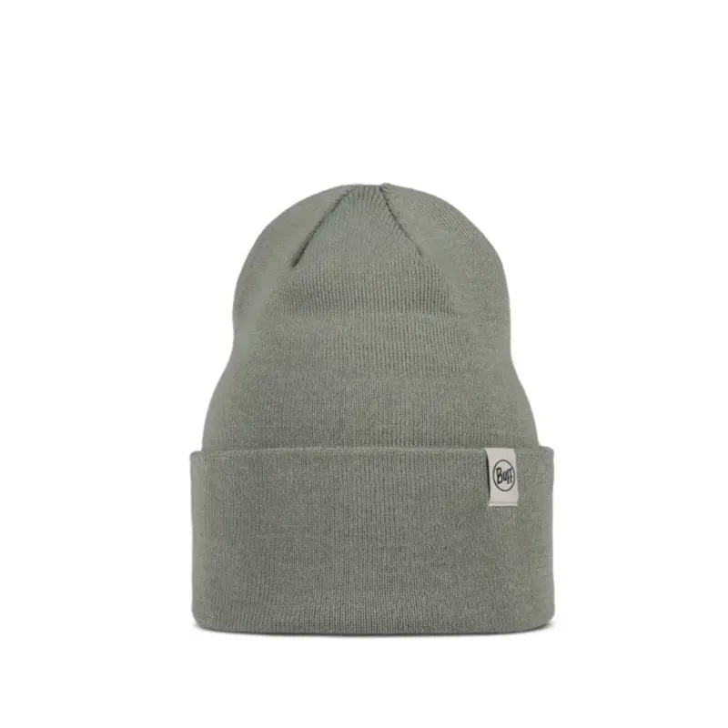 Buff Knitted Lilon Beanie in Opaline