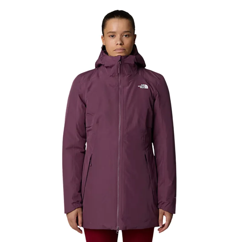 The North Face Womens Hikesteller Insulated Parka in Midnight Mauve