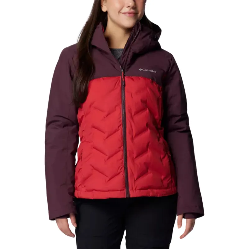 Columbia Womens Grand Trek III Down Jacket in Daredevil / Moonvista