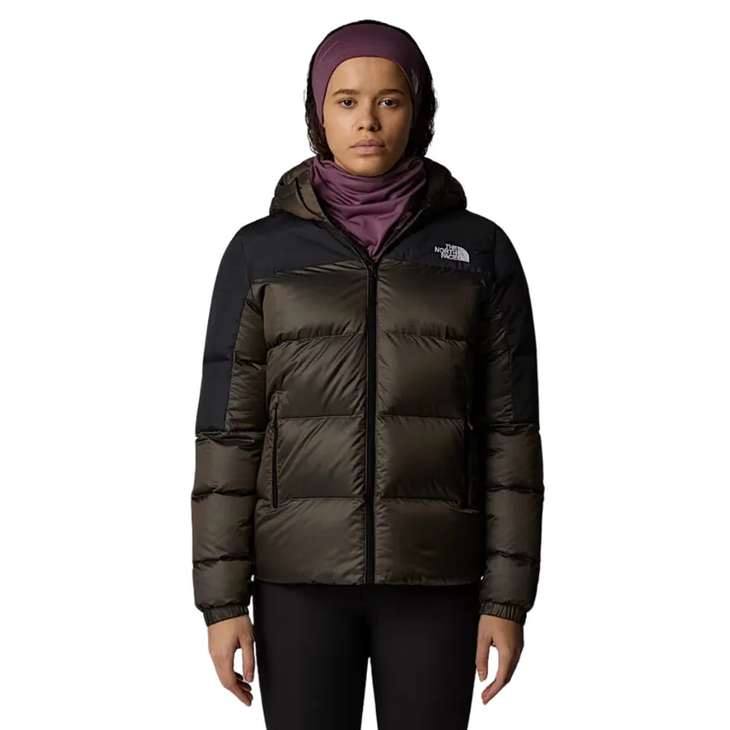 The North Face Womens Diablo Down Jacket in Smokey Brown Black He