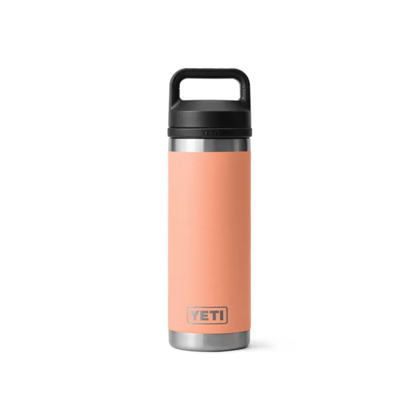 Yeti Rambler Bottle Chug 18oz in Peach