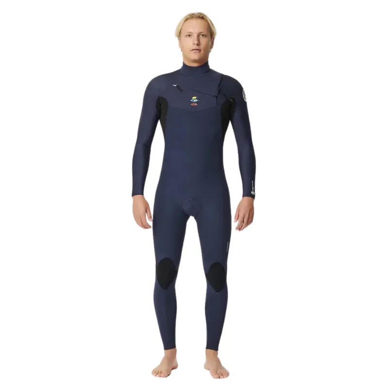 Rip Curl Dawn Patrol Chest Zip 4/3GB Steamer in Dark Navy