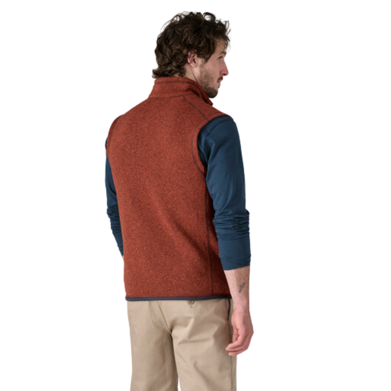 Patagonia Mens Better Sweater Vest in Burnished Red-1