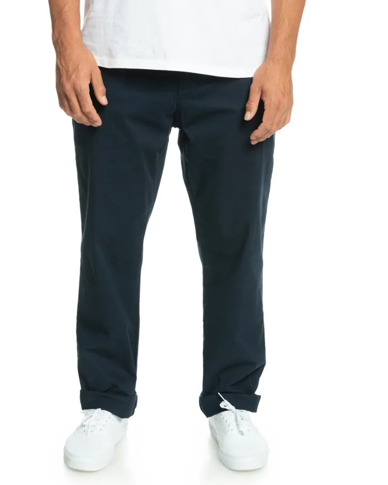 Quiksilver Mens Mw Stretch Chino in Navy Blazer