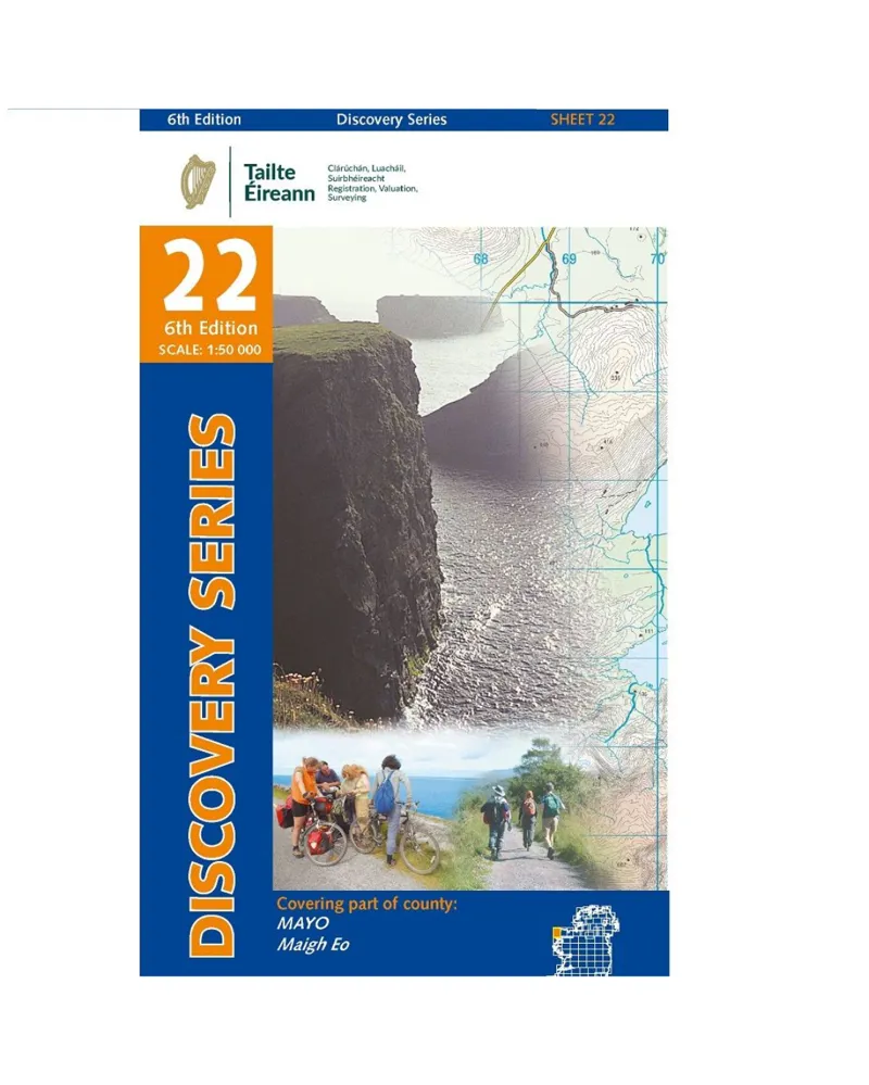 OSI Discovery Series Sheet 22 Mayo Map 6th Edition 2024 in Blue
