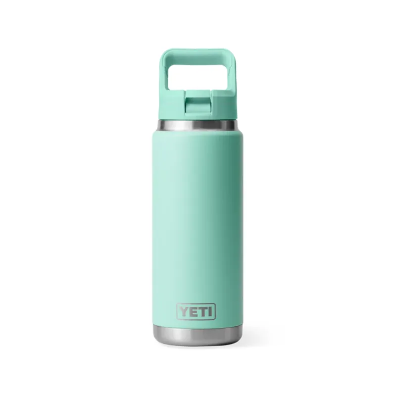 Yeti Rambler 26oz Straw Bottle in Seafoam