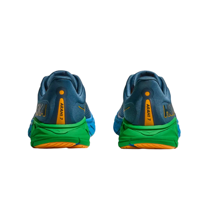 Hoka Mens Arahi 7 in Thunder Cloud / Stormy Skies-2