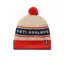 Yeti POM Beanie in White / Orange