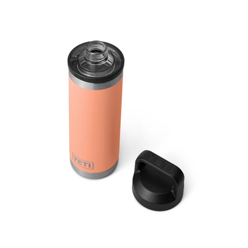 Yeti Rambler Bottle Chug 18oz in Peach-1