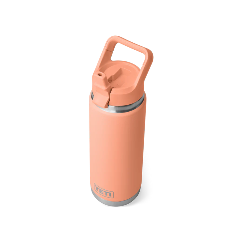 Yeti Rambler 26oz Straw Bottle in Peach-1