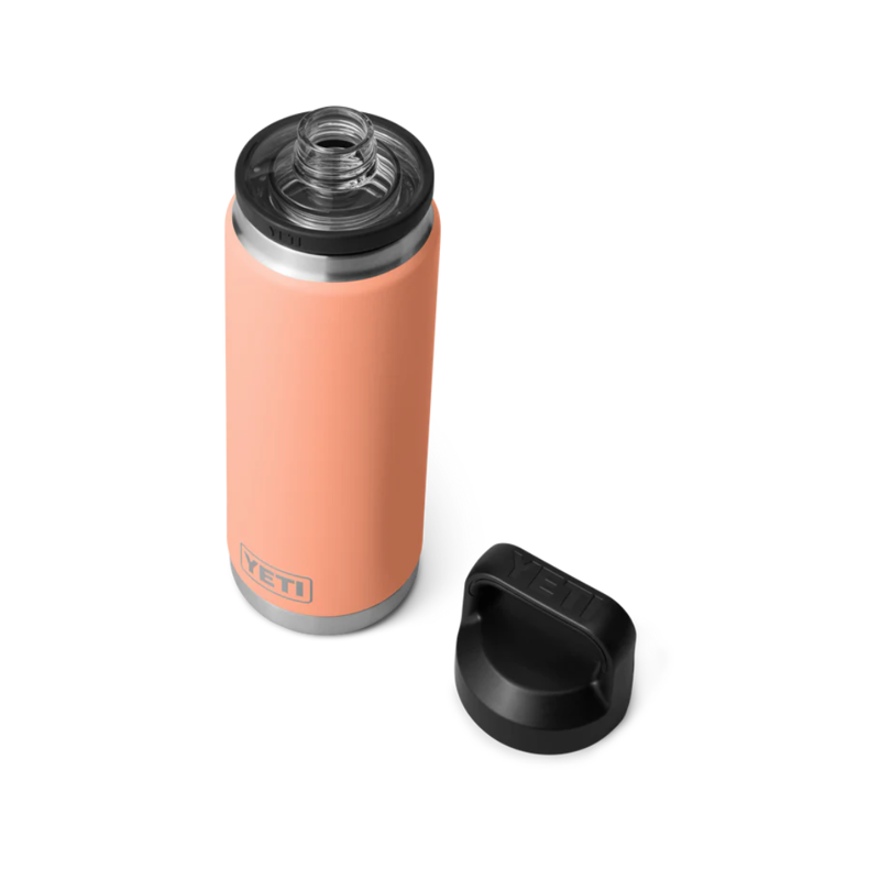 Yeti Rambler Bottle Chug 26oz in Peach-1