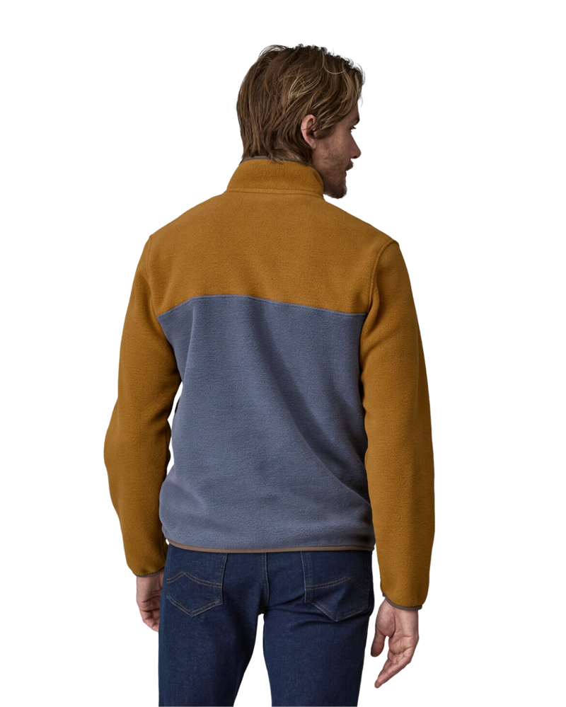 Patagonia Mens Lightweight Synch Snap-T Pullover in Shelter Brown-1