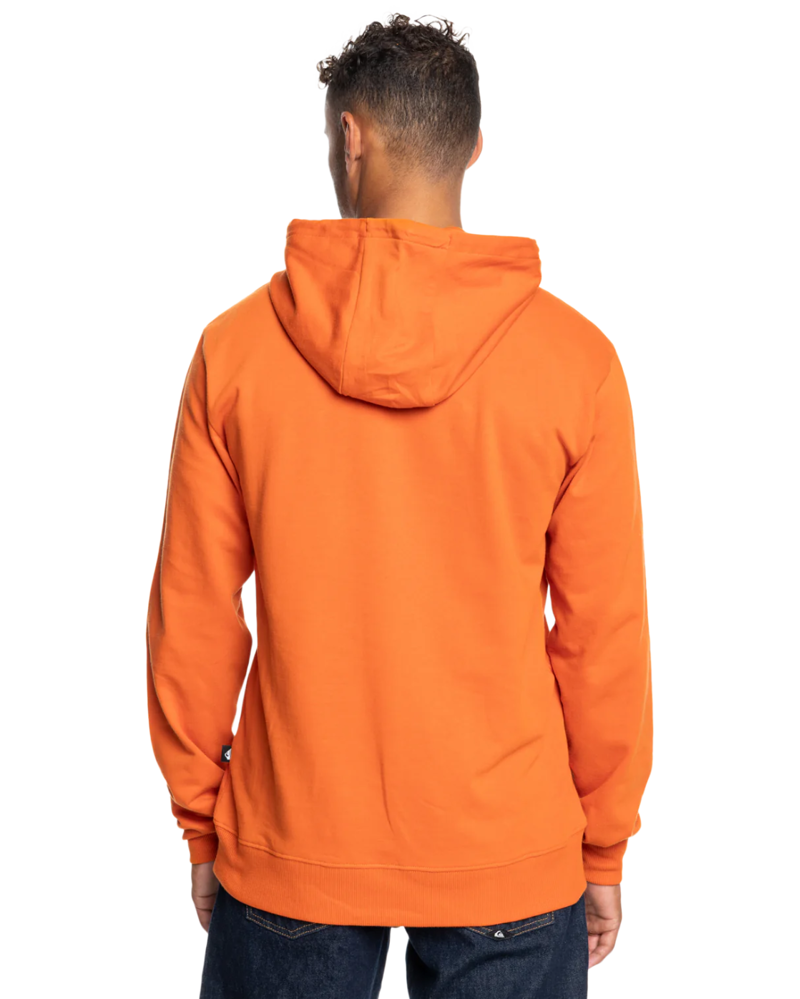 Quiksilver Mens Gradient Mountains Hoodie in Gold Flame-1