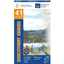 OSI Discovery Series Sheet 41 Longford Meath Westmeath Map 5th Edition 2022 in Blue