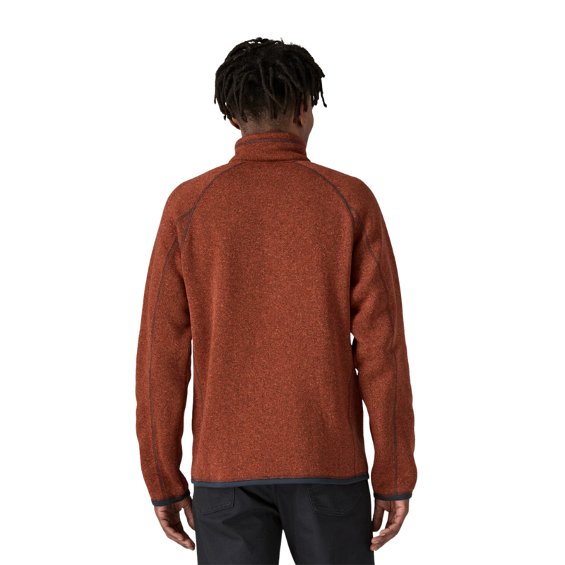 Patagonia Men's Better Sweater 1/4 Zip in Burnished Red-1