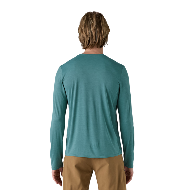 Patagonia Mens Cap Cool Daily Shirt in Wetland Blue / Light Wetland Blue X-Dye-1