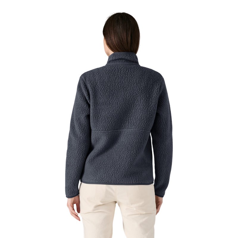 Patagonia Womens Retro Pile Marsupial in Smolder Blue-1