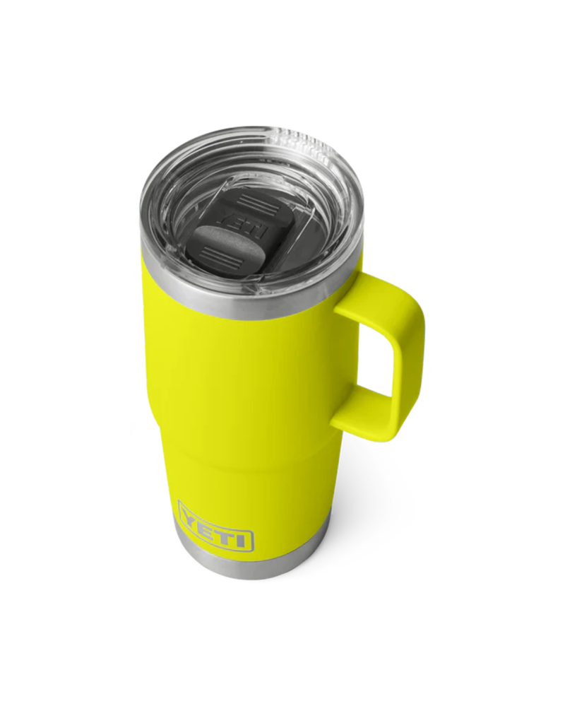 Yeti Rambler Travel Mug 20oz in Firefly Yellow-1