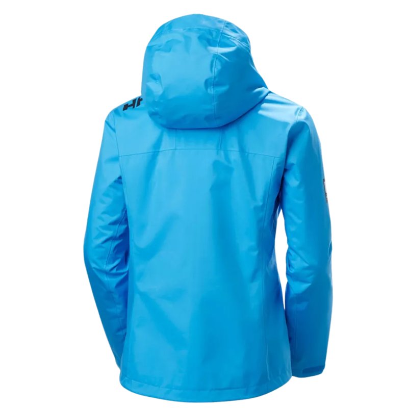 Helly Hansen Womens Crew Hooded Midlayer Jacket 2.0 in Cyan-1