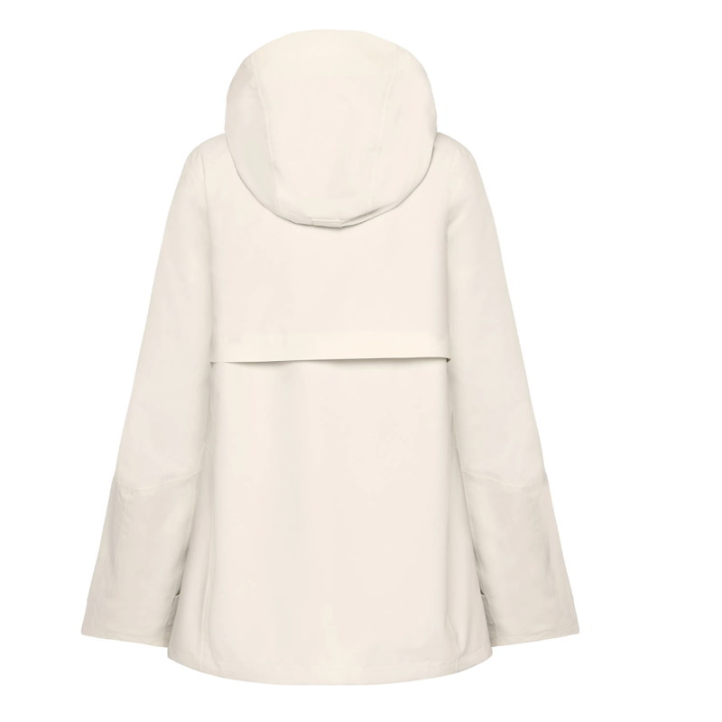 Didriksons Womens Tone Parka in White Foam-1