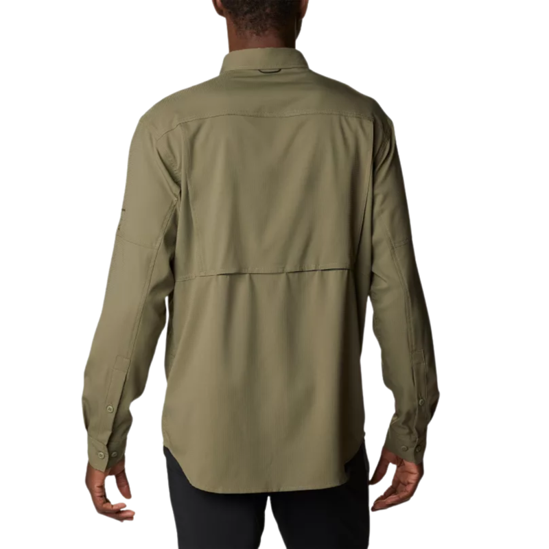 Columbia Mens Silver Ridge Utility Lite Long Sleeve in Stone Green-1