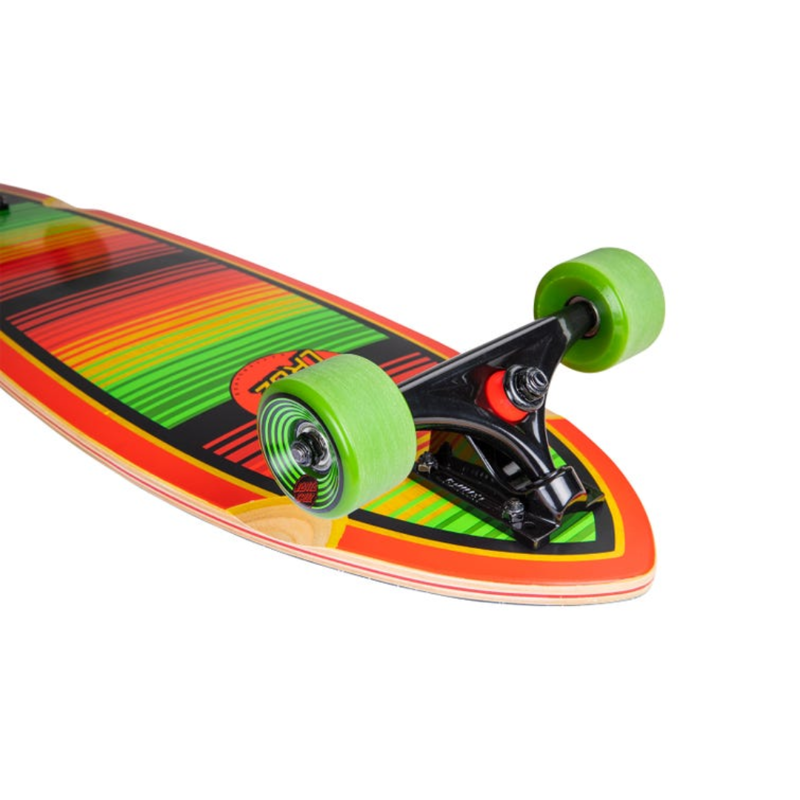 Santa Cruzer Complete Serape Dot Pintail in Multi 33 Inch-1