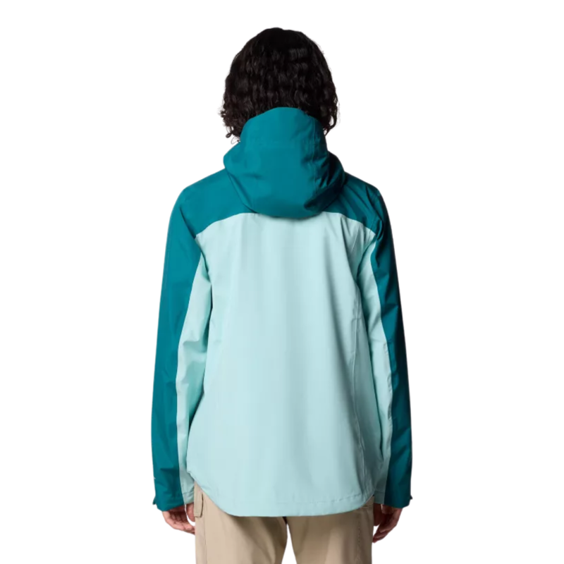 Columbia Womens Wahkeena Falls 3L Shell in River Blue / Spray-1