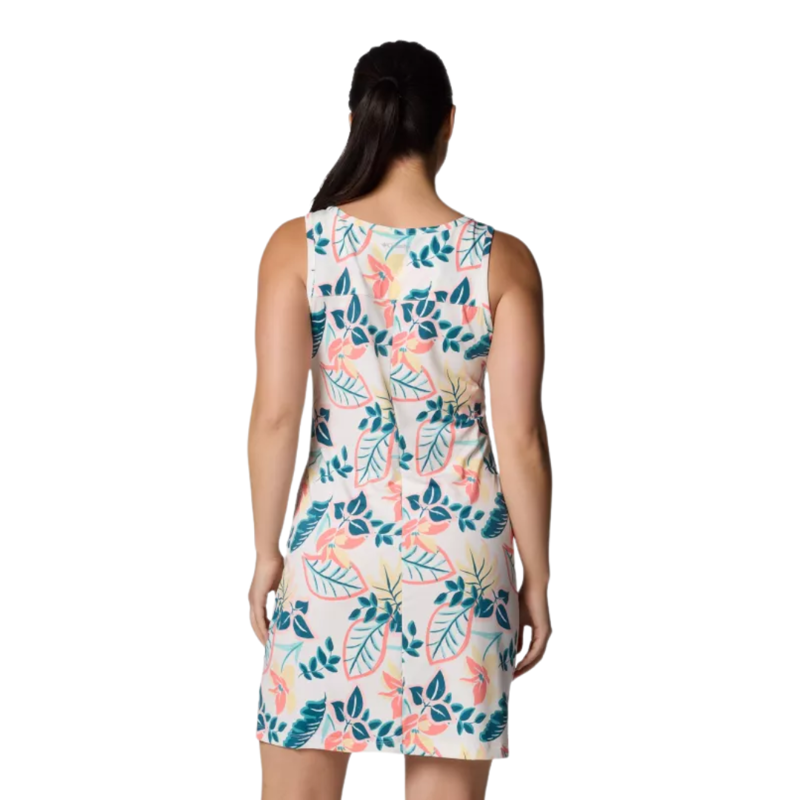 Columbia Womens Chill River Printed Dress in Alpenglow Pasteled-1