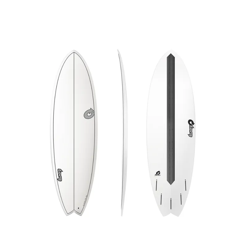 Torq Fish Tet CS in White / Carbon Strip 6 Foot 10