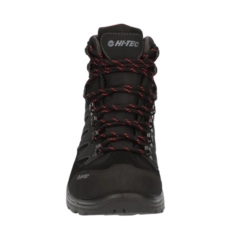 Hi-Tec Mens Clamber WP in Charcoal / Red-1